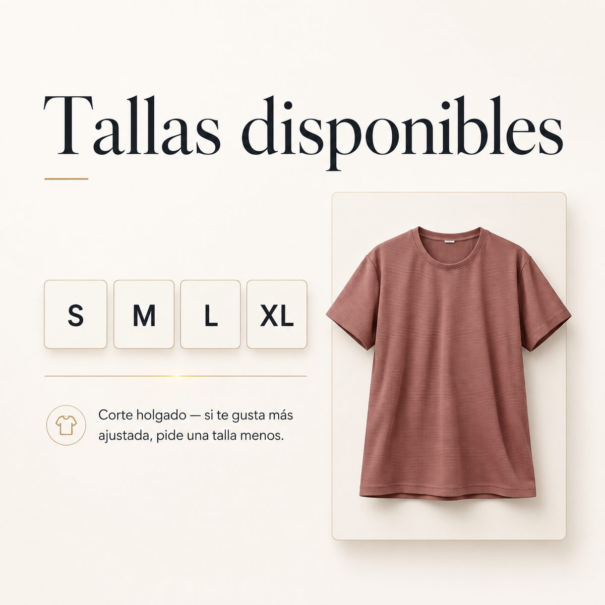 Camiseta Tela Wafle Premium