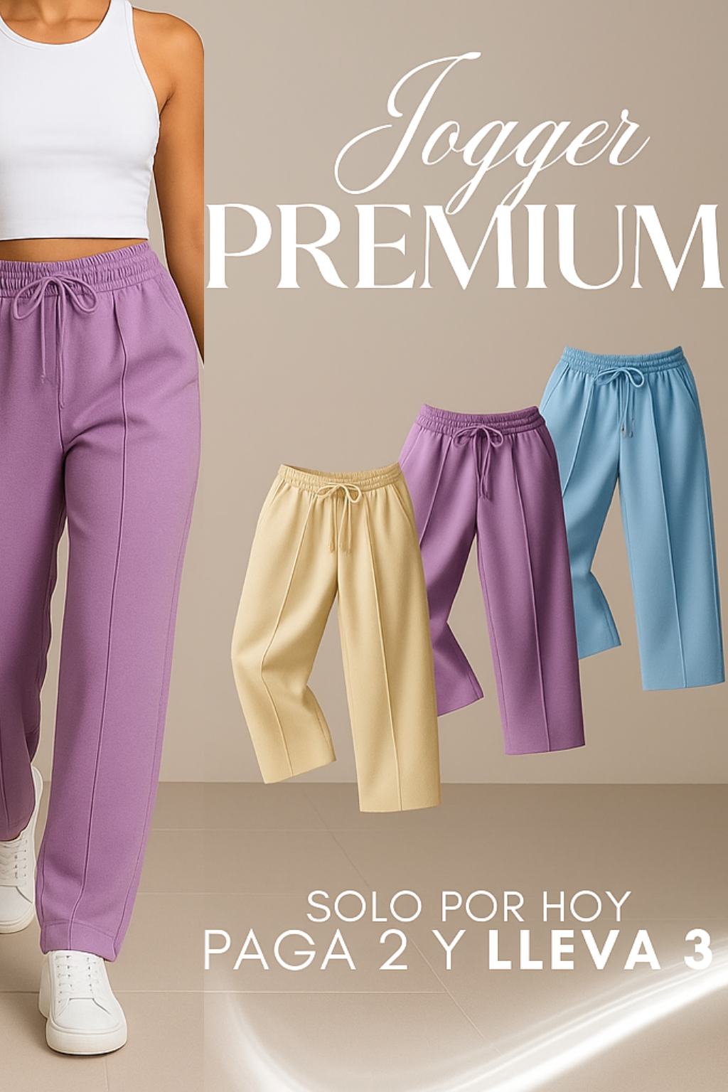 Jogger Premium Bota Recta