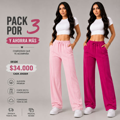 Jogger Bota Recta  Cómoda Y Espectacular