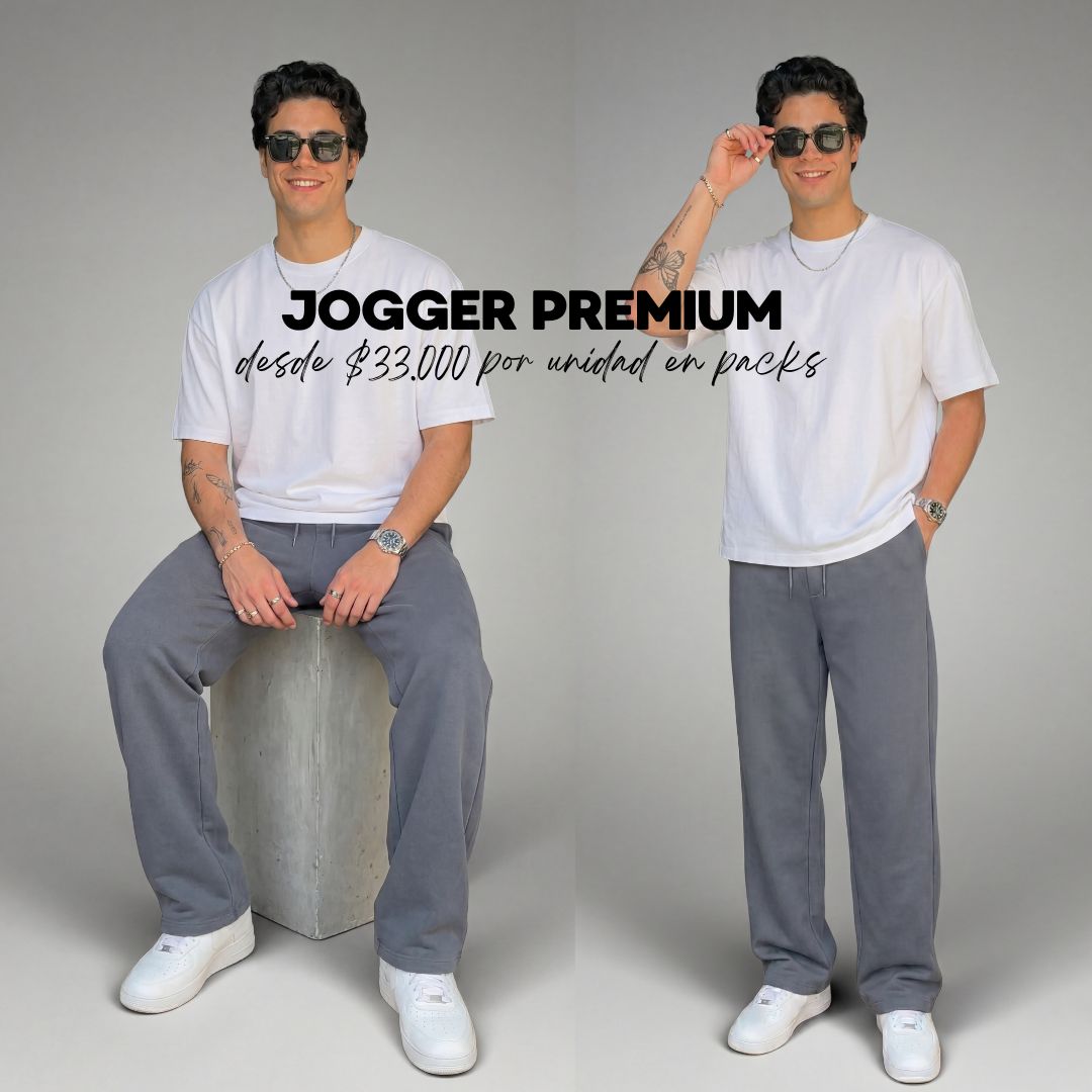 Jogger Premium Bota Recta