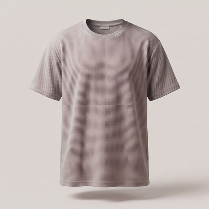 Camisa tela galleta GRIS CLARO
