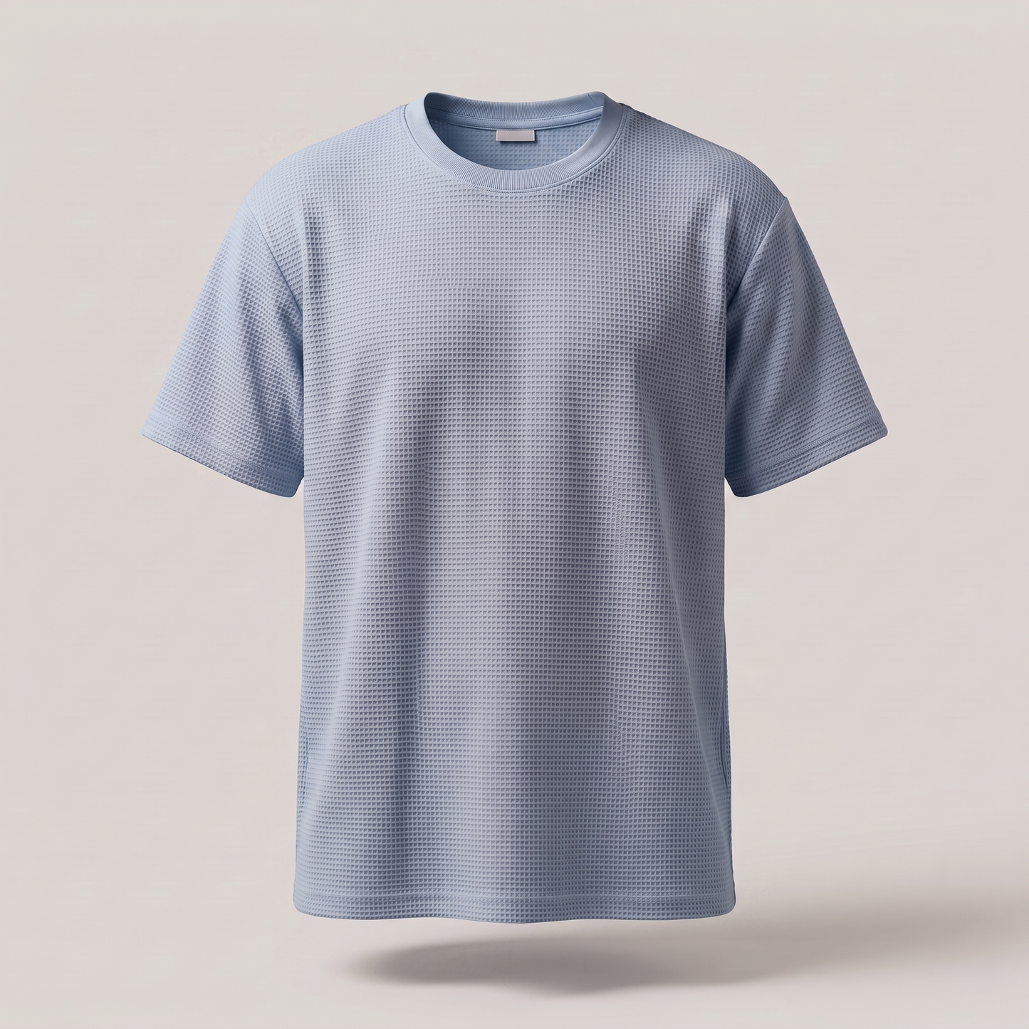 Camisa tela galleta AZUL BEBE