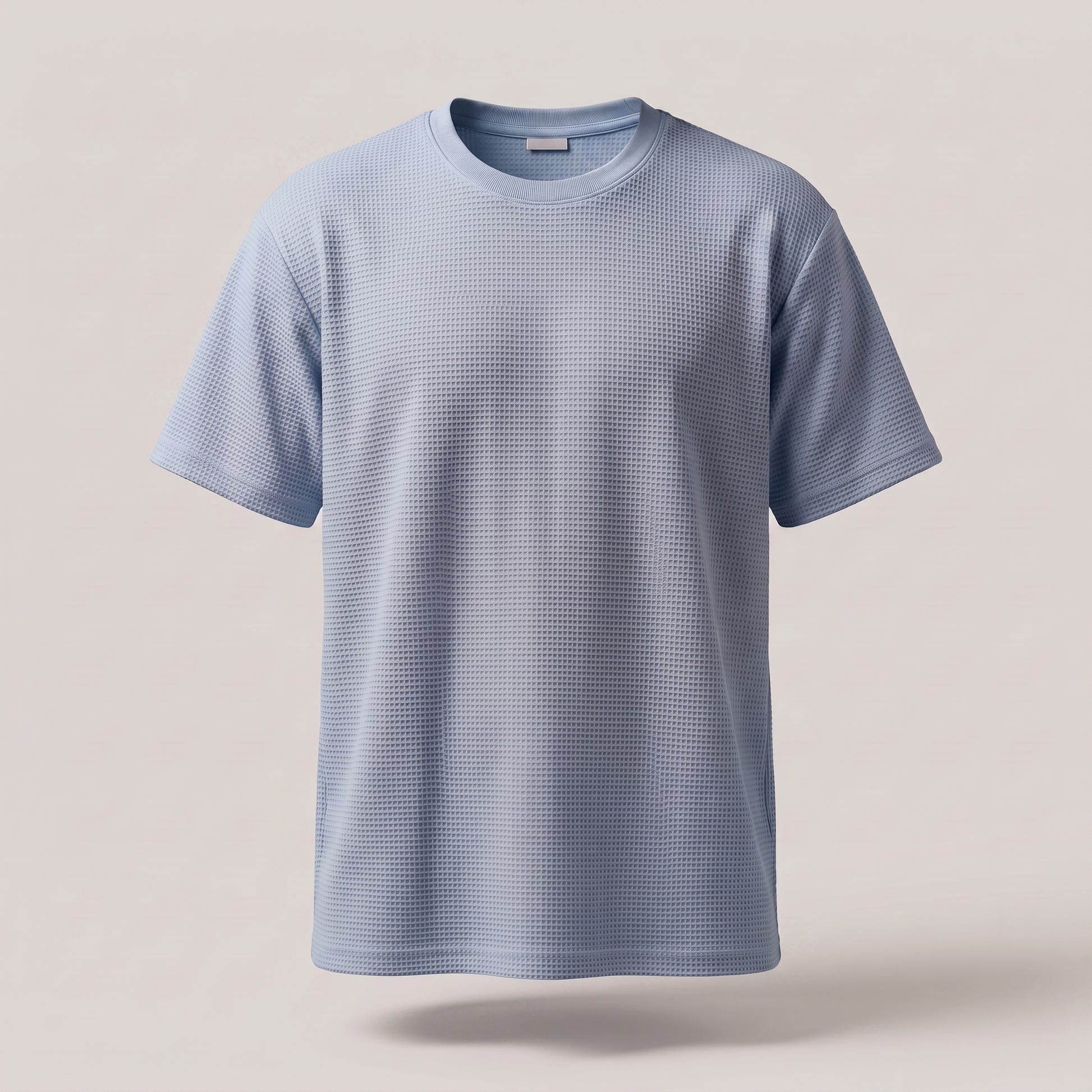 Camisa tela galleta AZUL BEBE