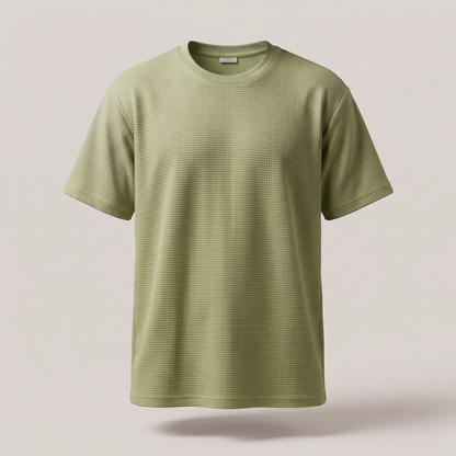 Camisa tela galleta VERDE MANZANA